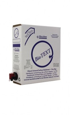 5lt Box of Biotext Surface Disinfectant for refilling spray bottles
