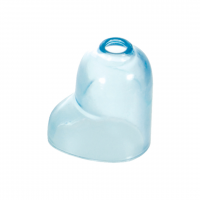 1 Clear Light Blue Disposable Dermapod Treatment Tip